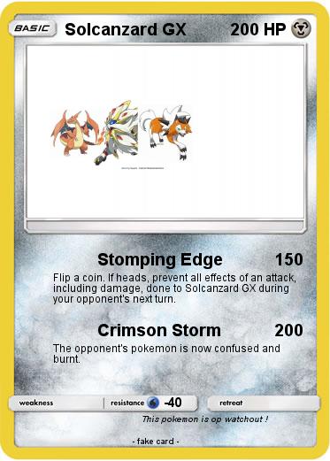 Pokemon Solcanzard GX