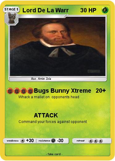 Pokemon Lord De La Warr