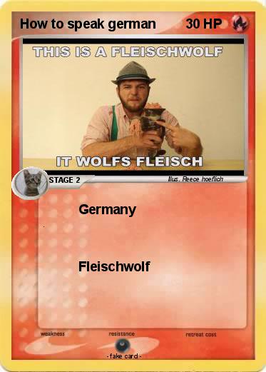 Pokemon How to speak german