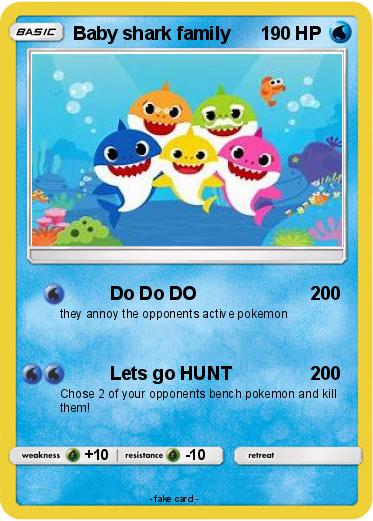 Pokemon Baby shark family