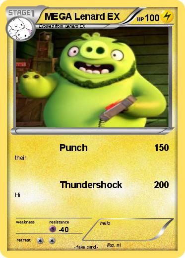 Pokemon MEGA Lenard EX
