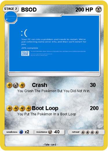 Pokemon BSOD