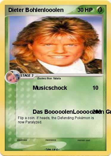Pokemon Dieter Bohlenlooolen