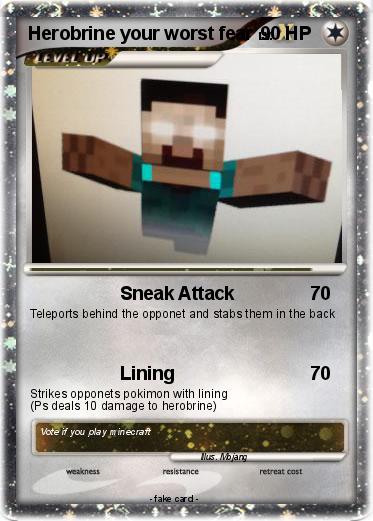 Pokemon Herobrine your worst fear