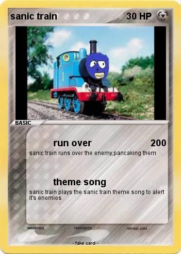 Pokemon sanic train