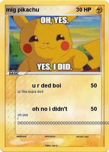 Pokemon mlg pikachu