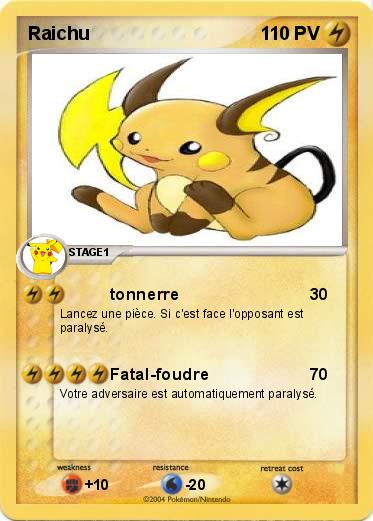 Pokemon Raichu