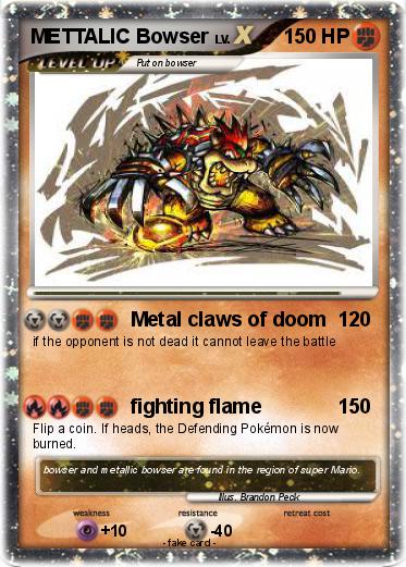 Pokemon METTALIC Bowser