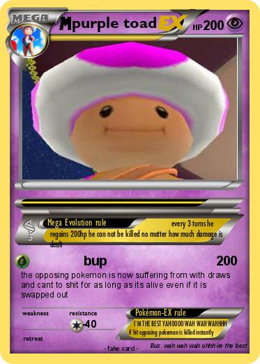 Pokemon purple toad