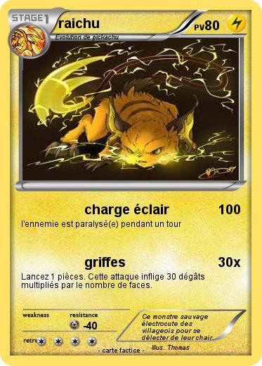 Pokemon raichu