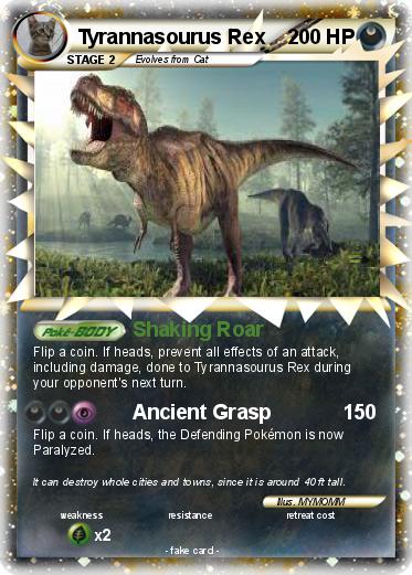 Pokemon Tyrannasourus Rex