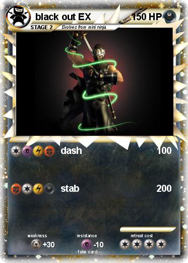 Pokemon black out EX