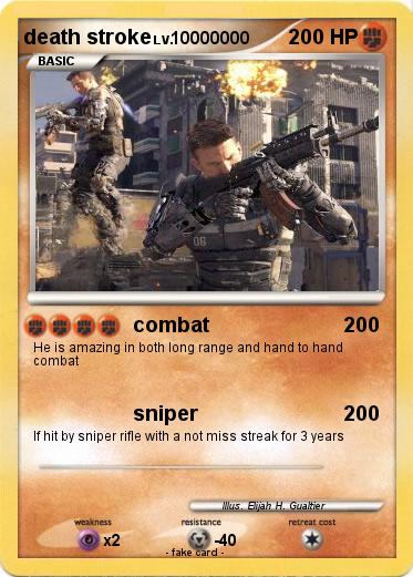 Pokemon death stroke