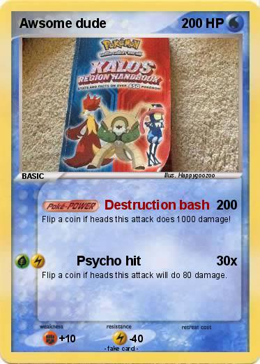 Pokemon Awsome dude