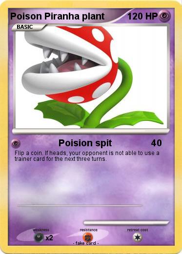 Pokemon Poison Piranha plant