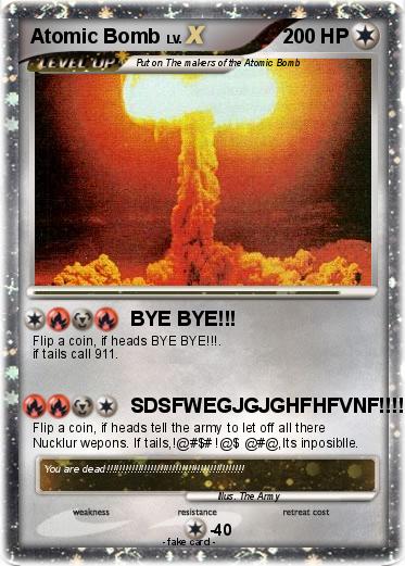 Pokemon Atomic Bomb