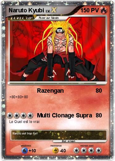 Pokemon Naruto Kyubi