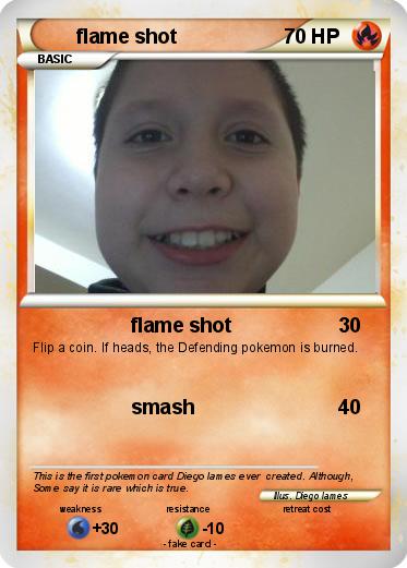 Pokemon flame shot