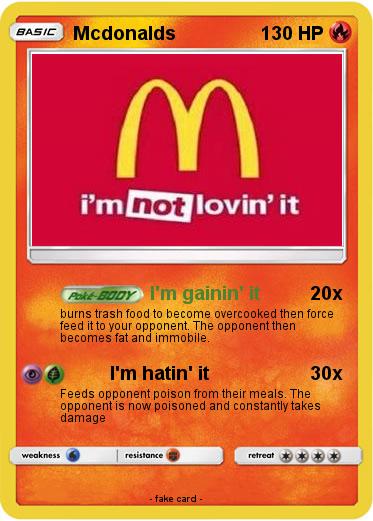 Pokemon Mcdonalds