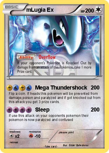 Pokemon mLugia Ex