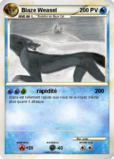 Pokemon Blaze Weasel