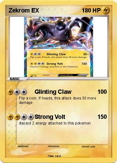 Pokemon Zekrom EX