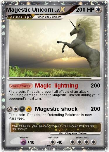 Pokemon Magestic Unicorn