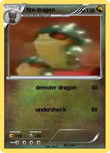 Pokemon fire dragon