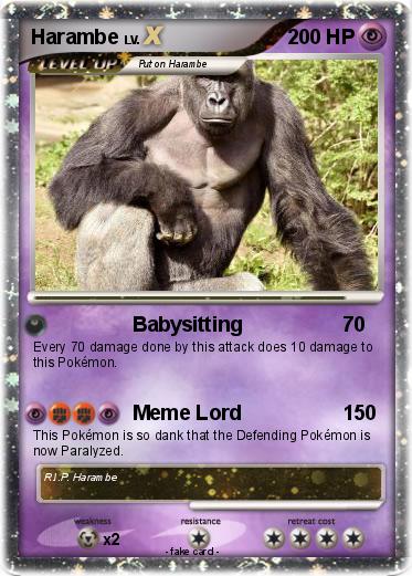 Pokemon Harambe