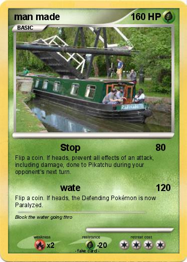 Pokemon man made