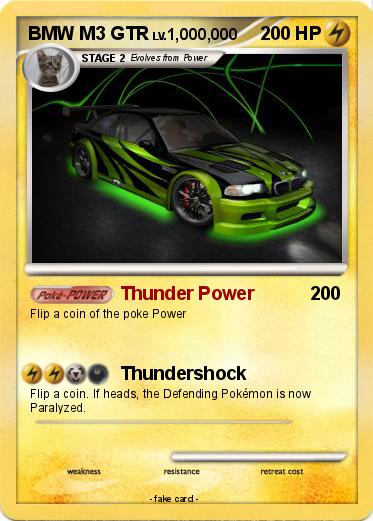 Pokemon BMW M3 GTR
