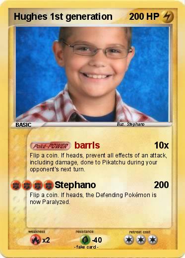 Pokemon Hughes 1st generation