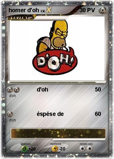 Pokemon homer d'oh