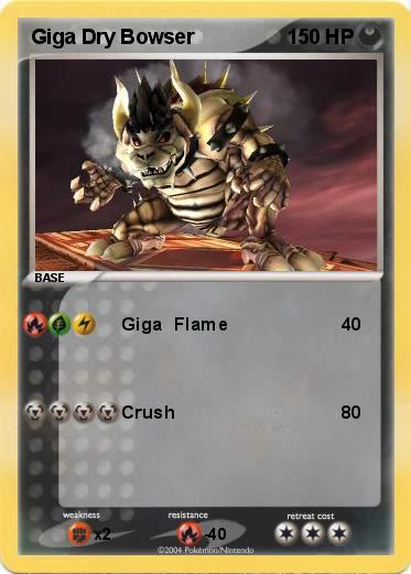 Pokemon Giga Dry Bowser