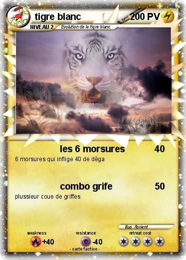 Pokemon tigre blanc