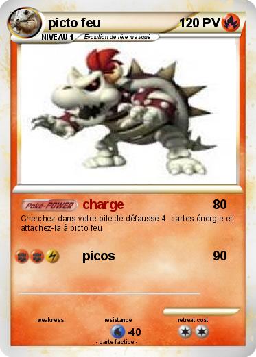 Pokemon picto feu