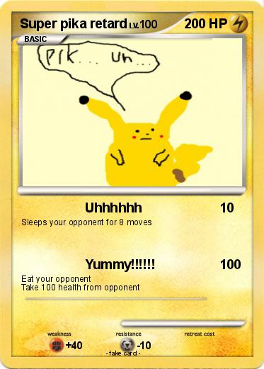 Pokemon Super pika retard