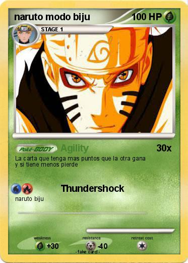Pokemon naruto modo biju