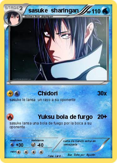 Pokemon sasuke  sharingan