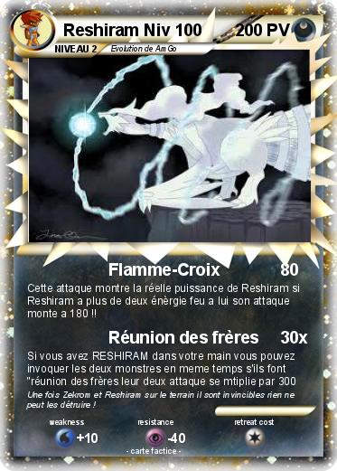 Pokemon Reshiram Niv 100