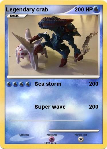 Pokemon Legendary crab