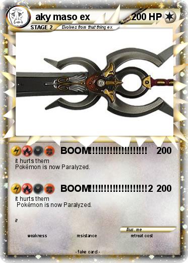 Pokemon aky maso ex