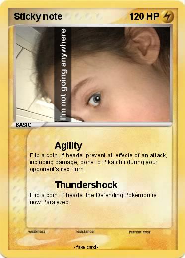 Pokemon Sticky note