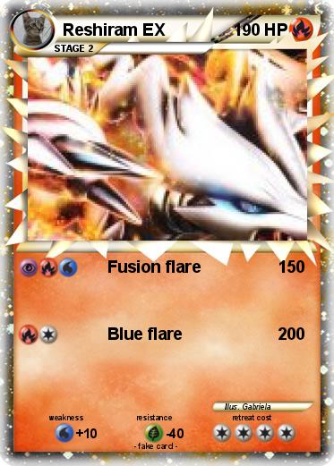 Pokemon Reshiram EX