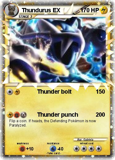Pokemon Thundurus EX