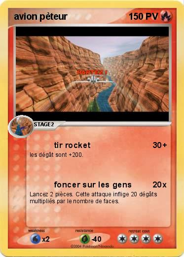 Pokemon avion pèteur