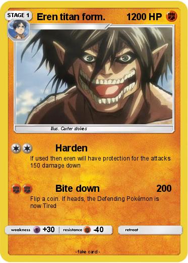 Pokemon Eren titan form.        1