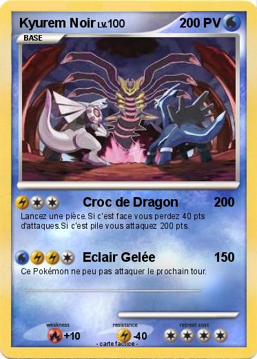 Pokemon Kyurem Noir
