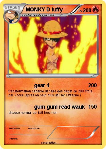 Pokemon MONKY D luffy