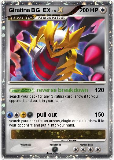 Pokemon Giratina BG  EX